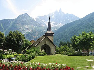 Les Praz Mountain village in the French Alps