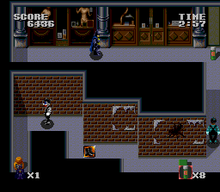 Gameplay screenshot PCE Batman (Gotham City).png