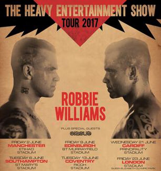 Promotional poster for the tour