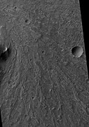 Saheki Crater Alluvial Fan, as seen by HiRISE.