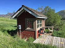 Original Dollar Mountain lift operator's station (repainted)