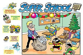 Super School de The Beano, dibujado por Lew Stringer.jpg