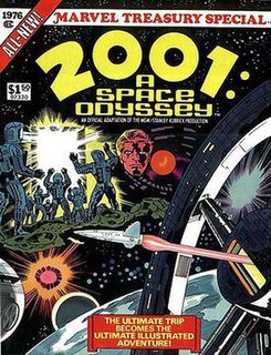 <i>2001: A Space Odyssey</i> (comics) oversized comic book adaptation of the 1968 film of the same name as well as a monthly series