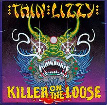 Killer on the Loose Thin Lizzy single by Jim Fitzpatrick.jpg