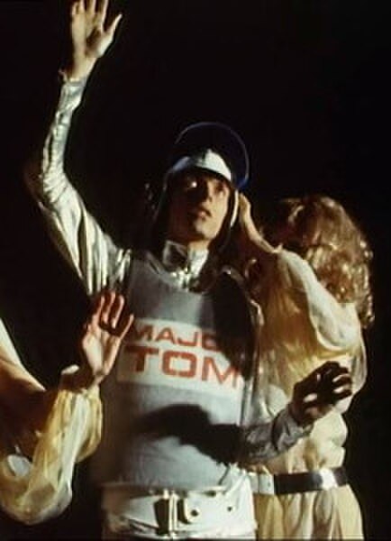 David Bowie as Major Tom in the "Space Oddity" video, part of the 1969 promotional film Love You Till Tuesday