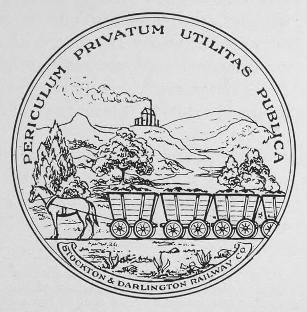 The seal of the Stockton & Darlington Railway