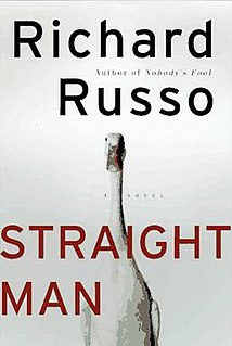 <i>Straight Man</i> book by Richard Russo