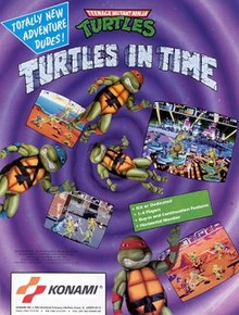 Teenage Mutant Ninja Turtles IV: TMNT Turtles in Time (SNES) Genuine Cartridge