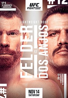 UFC Fight Night: Felder vs. dos Anjos UFC mixed martial arts event in 2020