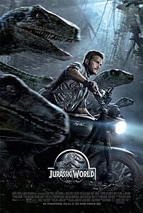 <i>Jurassic World</i> 2015 film directed by Colin Trevorrow