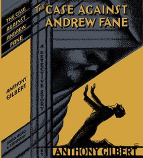 <i>The Case Against Andrew Fane</i> 1931 novel