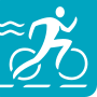 Thumbnail for File:Triathlon 2018 Commonwealth Games.svg