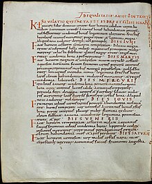 The Revelation in a ninth-century manuscript Vat. Pal. lat. 1449, fol. 119v.jpg