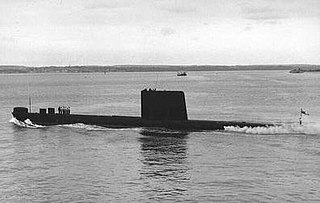 HMS <i>Porpoise</i> (S01) 1956 Porpoise-class submarine of the Royal Navy