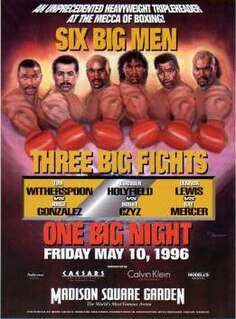 Lennox Lewis vs. Ray Mercer Boxing competition