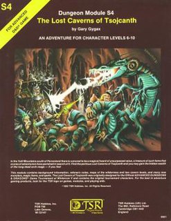 <i>The Lost Caverns of Tsojcanth</i> Role-playing game adventure