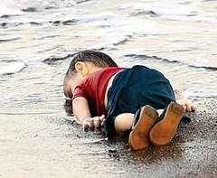 Image result for migrant child on beach