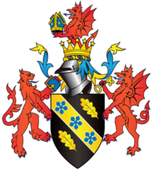 Coat of arms of the University of Wales Trinity Saint David.png