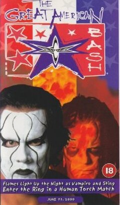 VHS cover featuring Sting and Vampiro