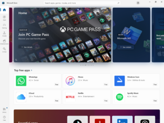 <span class="mw-page-title-main">Microsoft Store</span> Digital distribution platform for Microsoft Windows, Xbox One and Series X/S