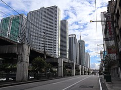 Skyscrapers and condos along EDSA, Reliance