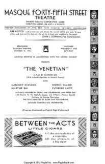 <i>The Venetian</i> (play)