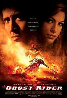 <i>Ghost Rider</i> (film) 2007 film by Mark Steven Johnson