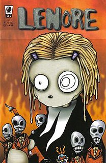 <i>Lenore, the Cute Little Dead Girl</i> comic by Roman Dirge