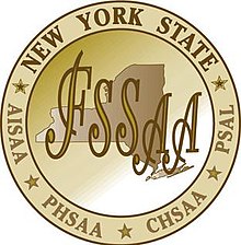 NYSFSSAA logo New York State Federation of Secondary School Athletic Associations logo.jpg