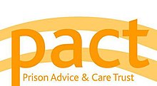 Former logo of the Prison Advice and Care Trust (Pact) Pact logo.jpg