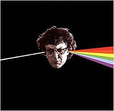 The Squirrels' The Not-So-Bright Side of the Moon was a reworking of Pink Floyd's album The Dark Side of the Moon; its packaging also referenced the original, with light being refracted through Rob Morgan's head rather than a prism. Squirrels-NSBSOTM.jpeg