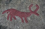 A rock carving at Tanum