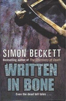 Саймон Бекеттің «Bone in Written» басылымының 2007 жылғы Bantam Press басылымының мұқабасы