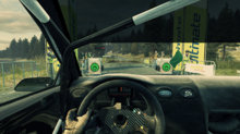 Gameplay in DiRT 3 showcasing the cockpit view. Dirt 3 screenshot.png