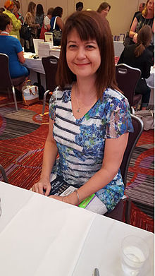 Lori Wilde di Romance Writers of America Conference, juli 2015, New York, NY