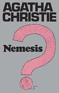 <i>Nemesis</i> (Christie novel) 1971 Miss Marple novel by Agatha Christie