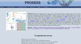 <span class="mw-page-title-main">Protein Structure Evaluation Suite & Server</span> System for validating protein structures