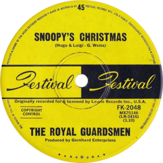 <span class="mw-page-title-main">Snoopy's Christmas</span> 1967 single by The Royal Guardsmen