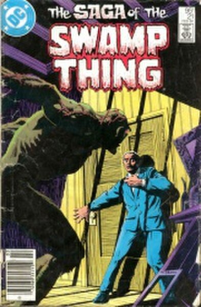 Cover of The Saga of the Swamp Thing (vol. 2) #21 (February 1984), art by Tom Yeates
