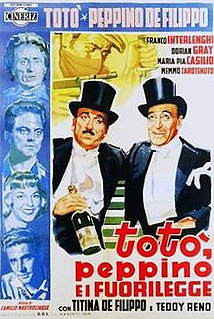 <i>Toto, Peppino and the Outlaws</i> 1956 Italian film directed by Camillo Mastrocinque