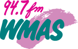 Logo until August 2021 WMAS-FM logo.png