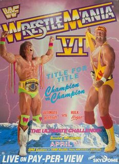 WrestleMania VI 1990 World Wrestling Federation pay-per-view event