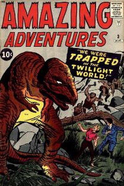 Amazing Adventures #3 (Aug. 1961), cover art by Jack Kirby and Dick Ayers.