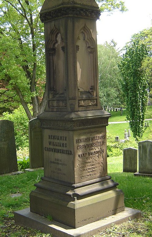Crowninshield's grave at Mount Auburn