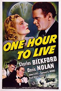 <i>One Hour to Live</i> 1939 American film