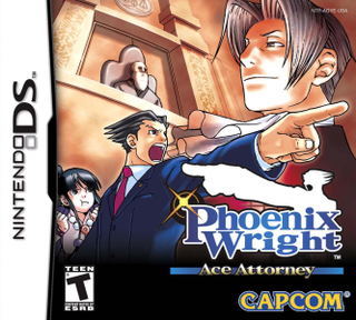 Phoenix Wright: Ace Attorney is a visual novel adventure video game developed by Capcom Production Studio 4 and published by Capcom. It was released in 2001 for the Game Boy Advance in Japan and has been ported to multiple platforms. The 2005 Nintendo DS version, titled Gyakuten Saiban Yomigaeru Gyakuten in Japan, introduced an English language option, and was the first time the game was released in North America and Europe. It is the first entry in the Ace Attorney series; several sequels and spin-offs were produced, while this game has seen further ports and remasters for computers, game consoles, and mobile devices.