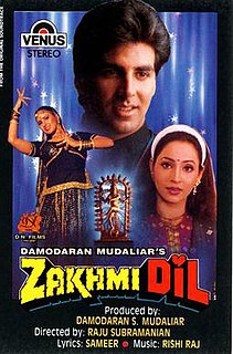 <i>Zakhmi Dil</i> (1994 film) 1994 film by Raj Subramaniam