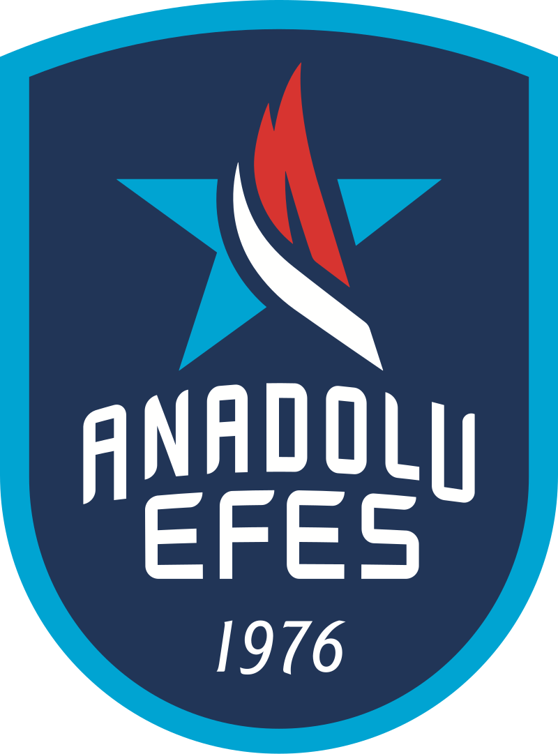 Bostjan Nachbar 21 Anadolu Efes SK Istanbul Turkey Light Blue