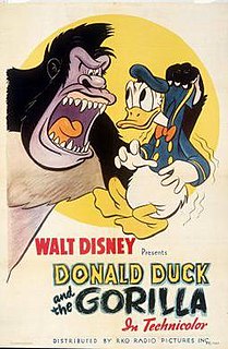 <i>Donald Duck and the Gorilla</i> 1944 Donald Duck cartoon