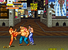 Screenshot of Double Dragon (Neo Geo, 1995) - MobyGames